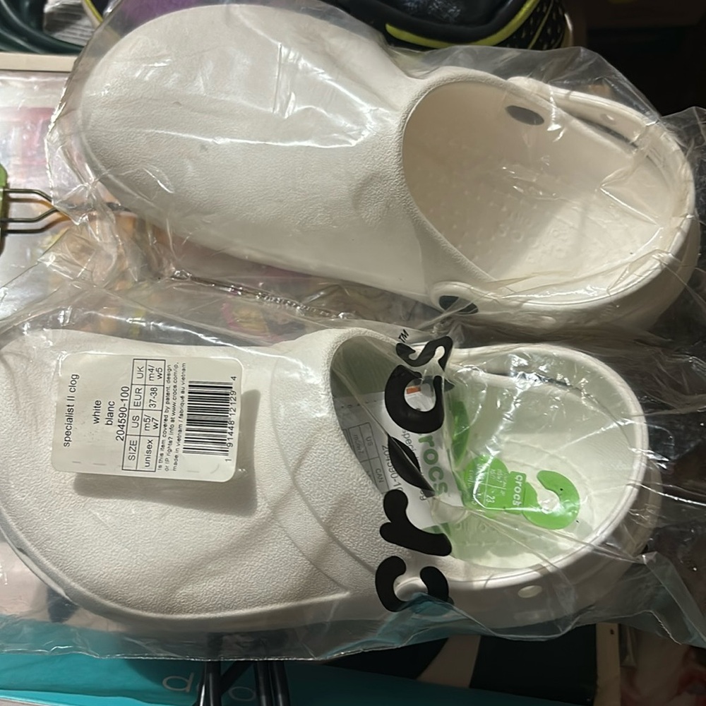 White crocs